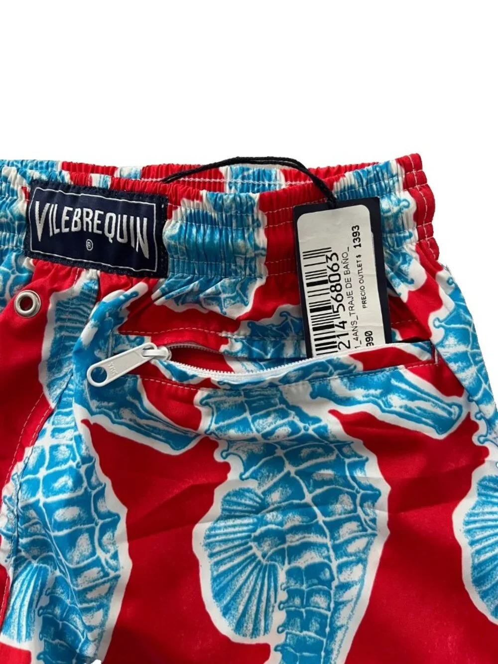 Vilebrequin Boy's Kids Quick Dry Swim Shorts Trunks Seahorse ( 4 yrs )